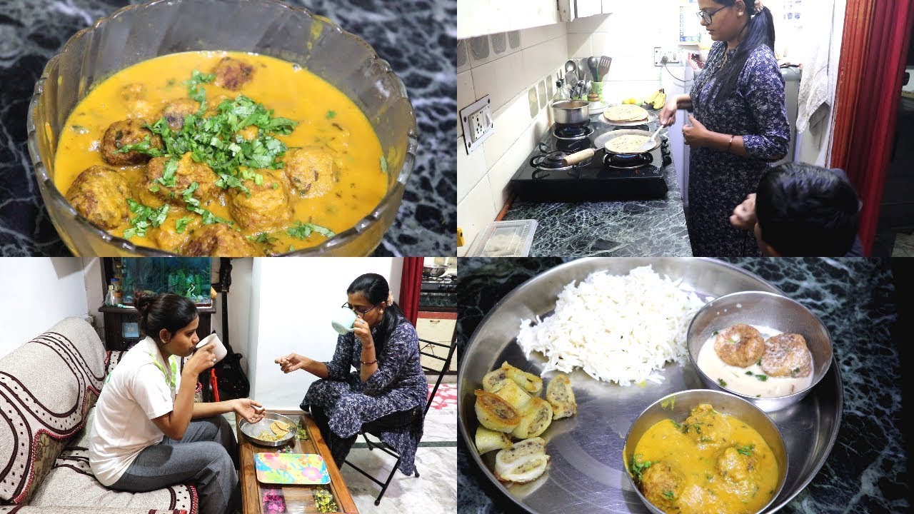 Evening To Dinner Routine || Indian Dinner Routine || Ghiya-Gajar Kofta Without Onion Garlic || vlog