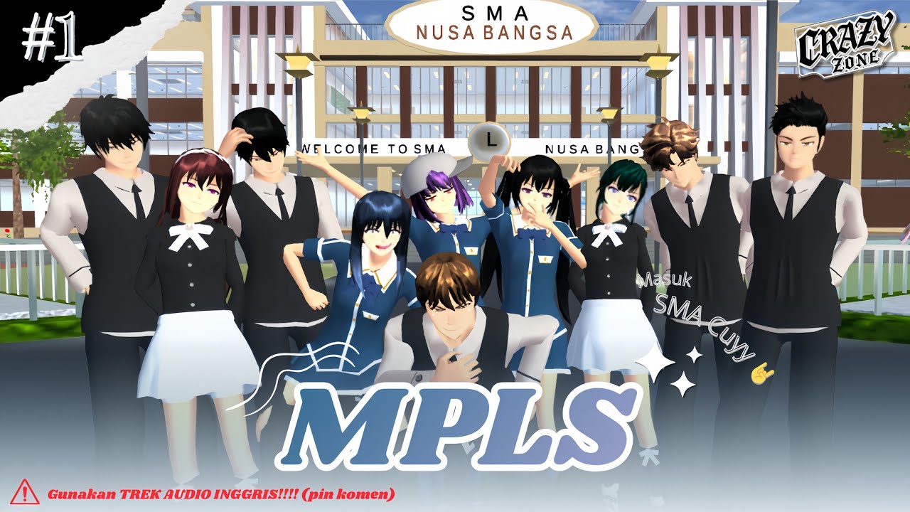 CRAZY ZONE #1 [The beginning of Us] || DRAMA SAKURA SCHOOL SIMULATOR