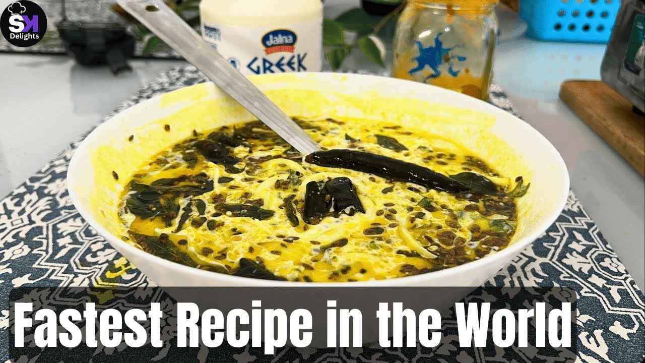 Bagara Dahi | Dahi Tadka | Tempered Yoghurt