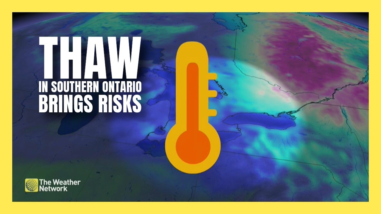 Incoming Mild Air Brings Ice Jam Threat to Southern Ontario | #forecast