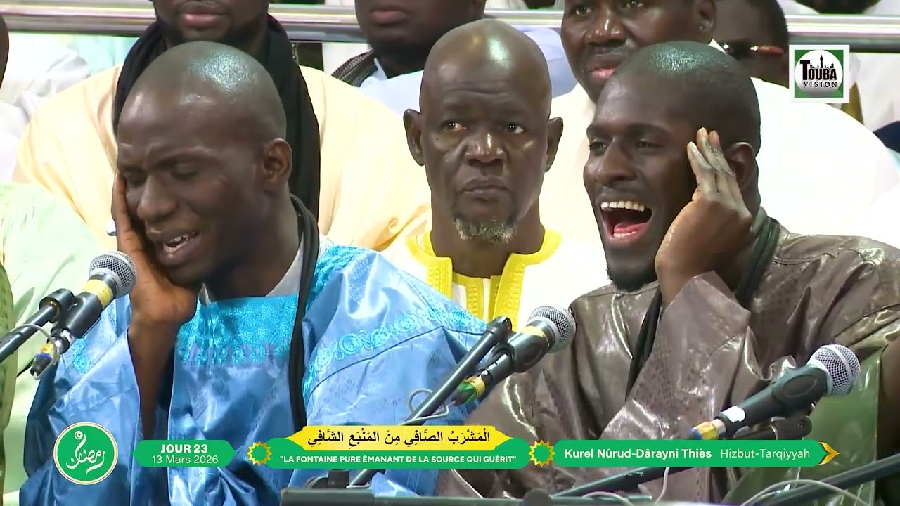 Kurel Nûrud Dârayni Touba Hizbut Tarqiyyah 22e Jour Ramadan 2026Intégral Prestation