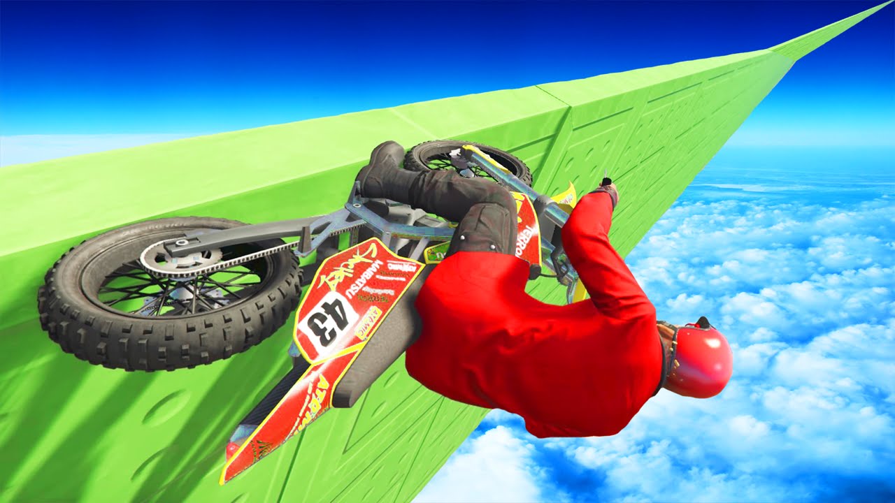MOTOCROSS WALLRIDE !! GTA 5 ONLINE