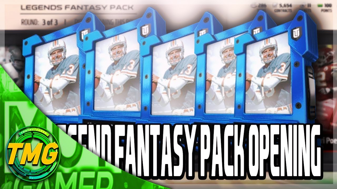 SIX LEGEND FANTASY PACK OPENING!!!| MADDEN 18 ULTIMATE TEAM PACK OPENING