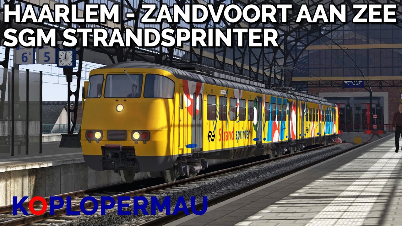 Train Simulator 2022: De SGM Strandsprinter van Haarlem naar Zandvoort aan Zee en terug!