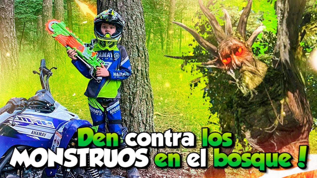 Den contra los MONSTRUOS en el Bosque! | Aventuras en Coche para Niños!