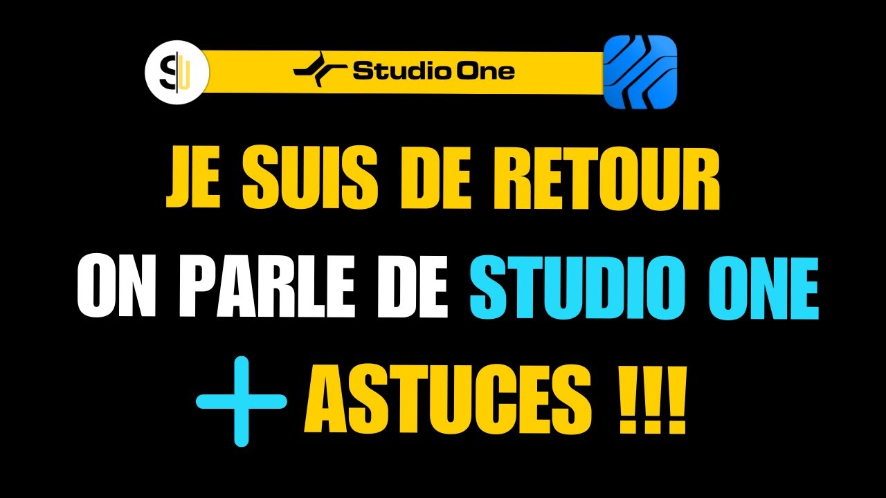 Je suis de retour 😎 On parle du MEILLEUR DAW  2025 : Studio One + Astuces en bonus ! 🎁