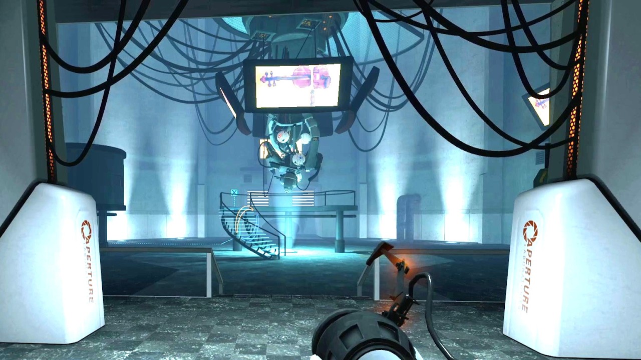 Turrets Grid Trap GLaDOS Portal