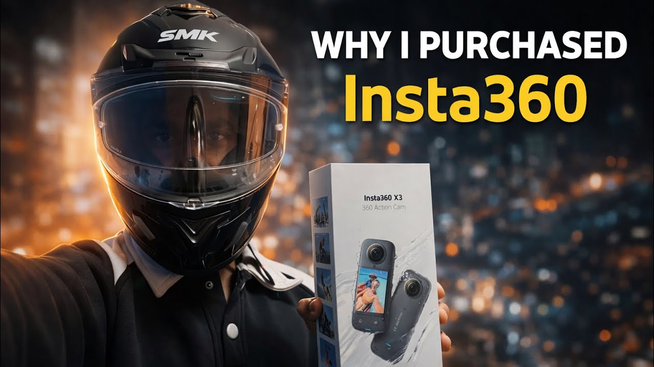 Why I Bought Insta360 X3 🤯 Best Camera for Bike Content?