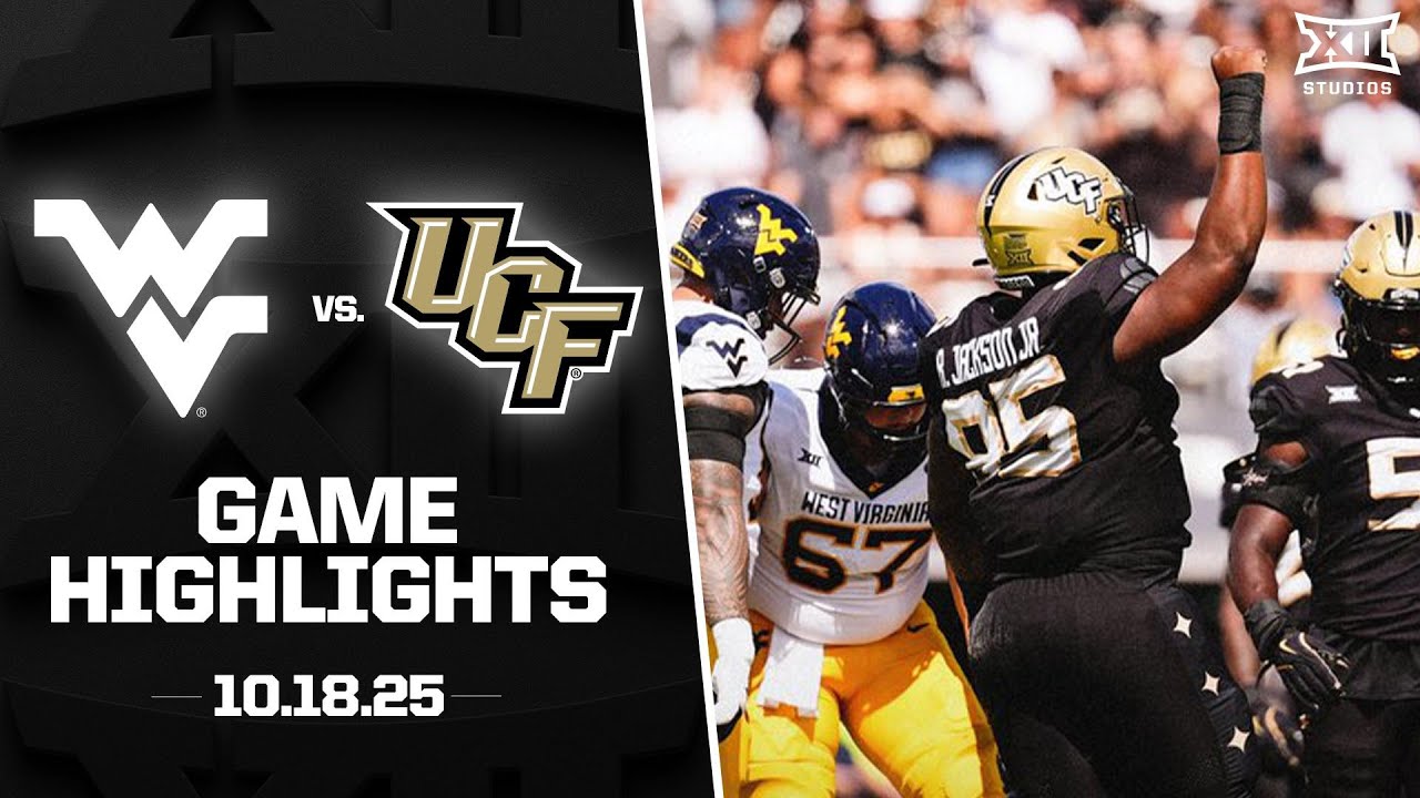 West Virginia vs. UCF Game Highlights | 2025 Big 12 Football