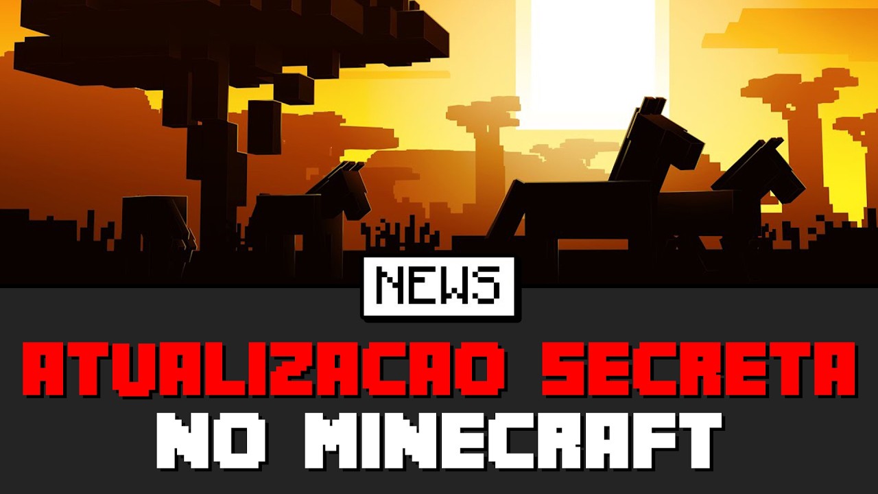 MINECRAFT TERÁ MAIS DROPS NO ANO? CONTEÚDO SECRETO? - COMO ASSIM 😱