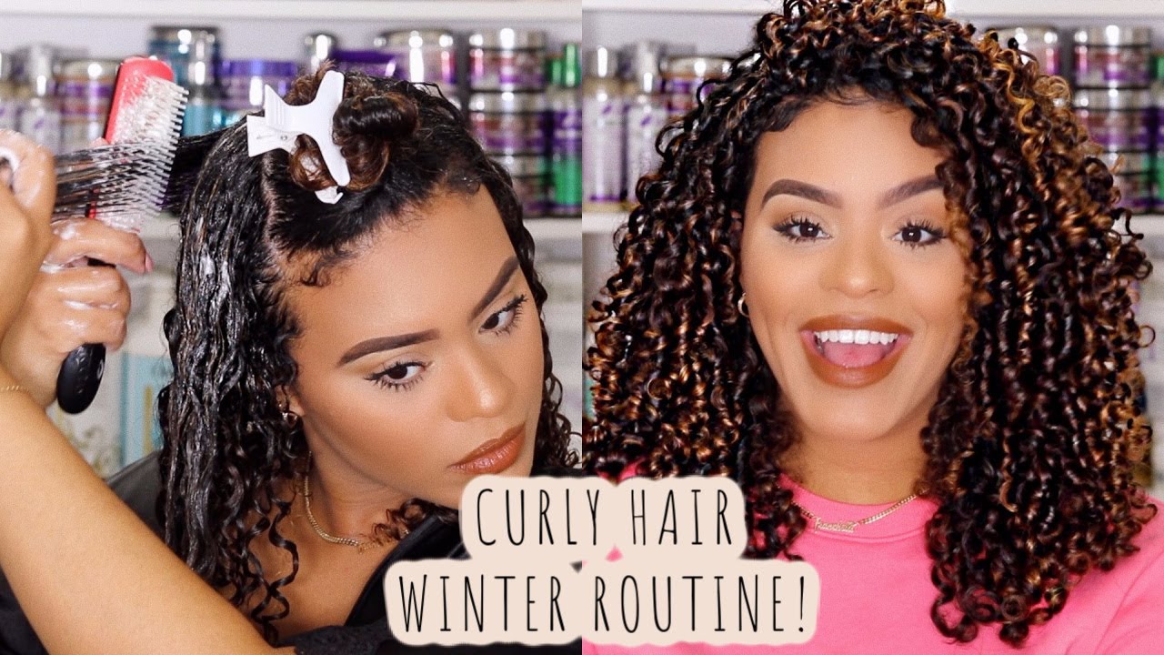 MY 2020 WINTER CURLY HAIR ROUTINE