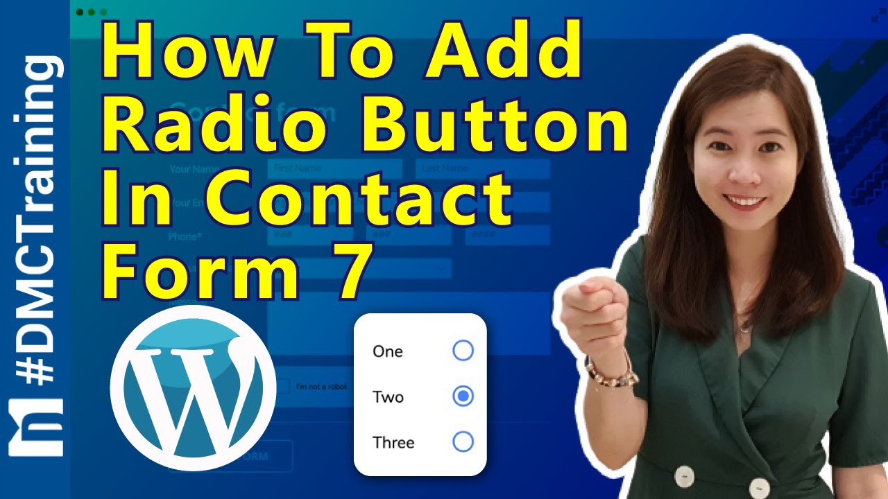 How To Add Radio Button In Contact Form 7 | Radio Button on My Form | WordPress Tutorial