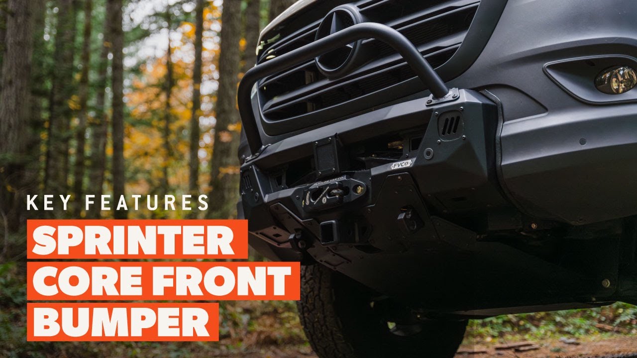 Sprinter Core Front Bumper Key Features - Flatline Van Co.