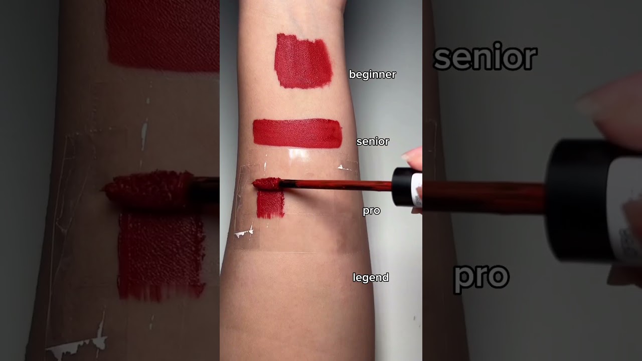 liquid lipstick swatches for all skill levels ❤️💋