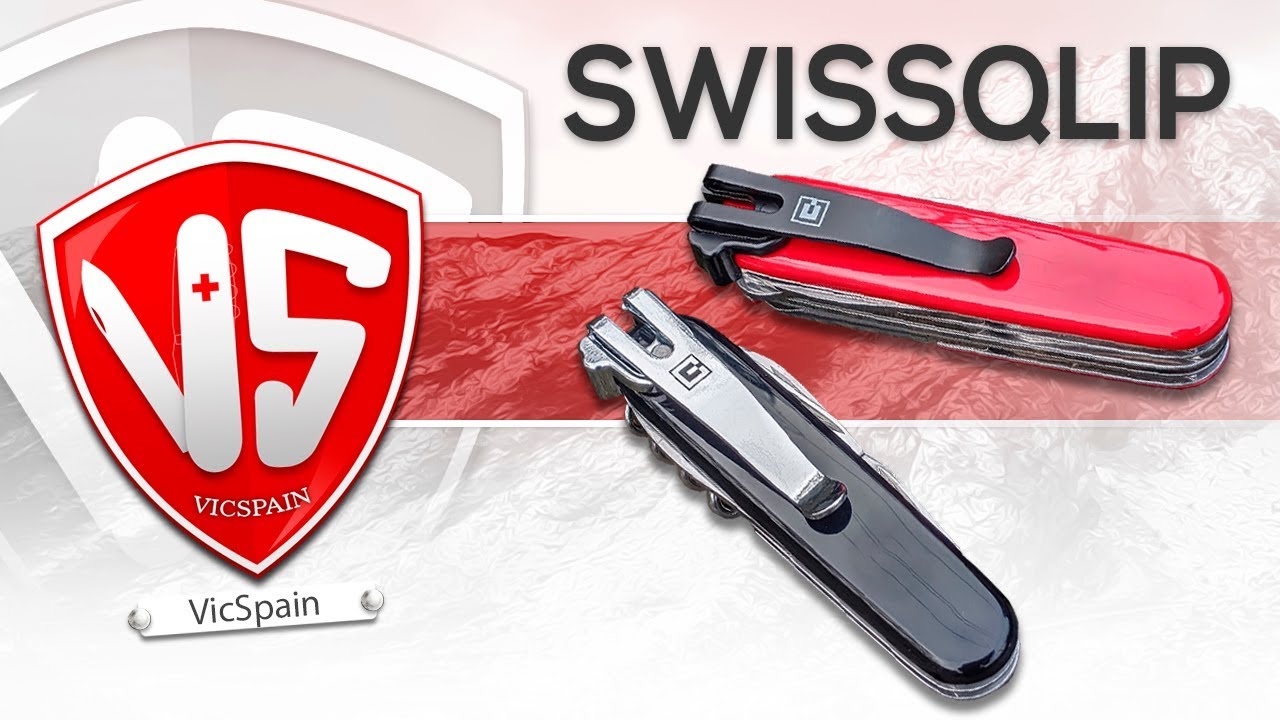 THE SWISSQLIP - Y SI NUESTRAS VICTORINOX LLEVASEN CLIP DE BOLSILLO?