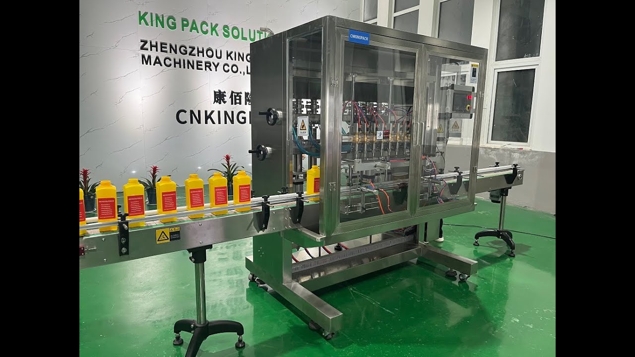 Detailed Introduction for Automatic Liquid Filling Machine 8 nozzle