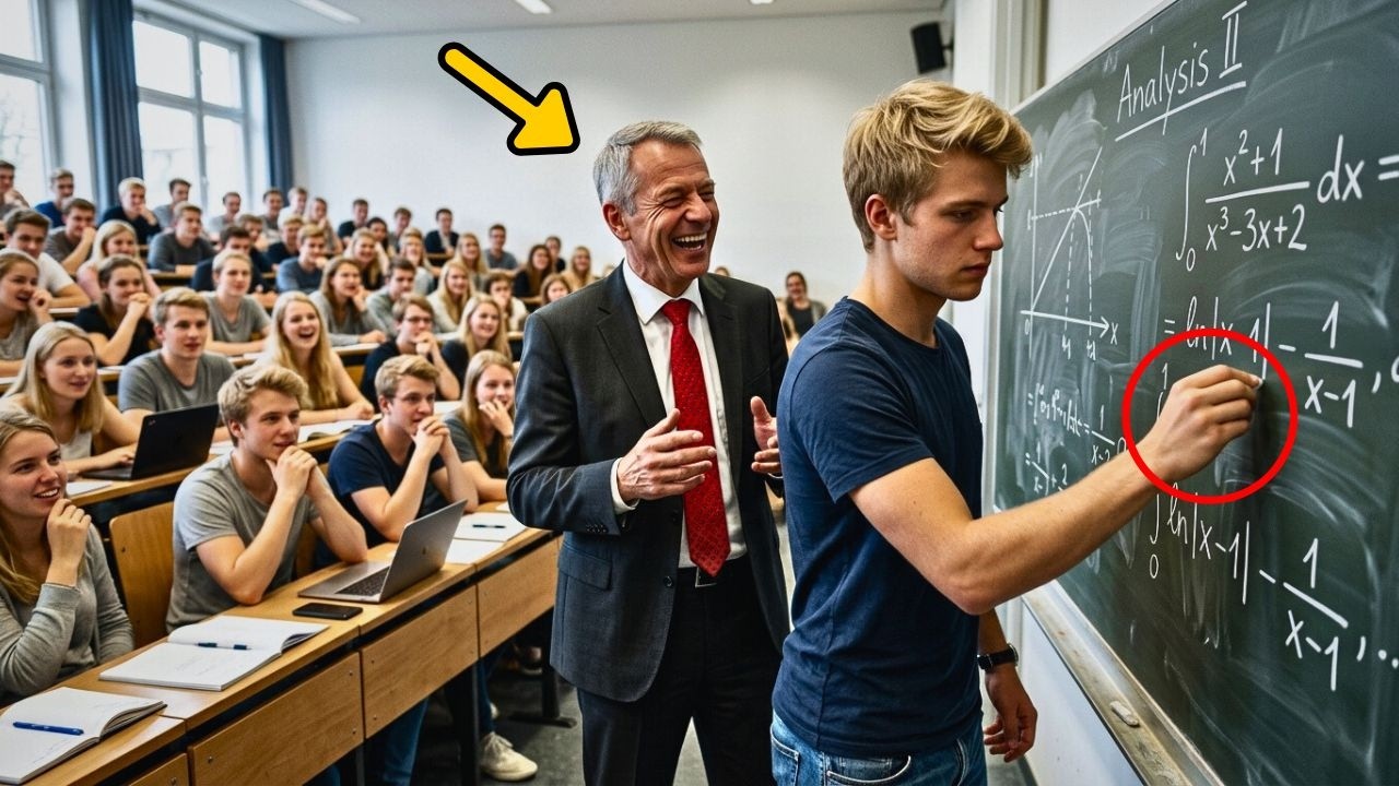 Der PROFESSOR verspottete den STIPENDIATEN – ohne zu wissen, dass er ein GENIE war