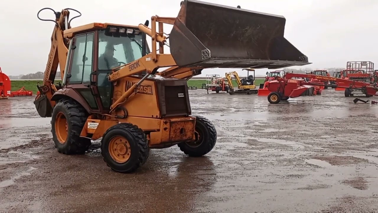 1991 Case 580K Tractor Loader Backhoe