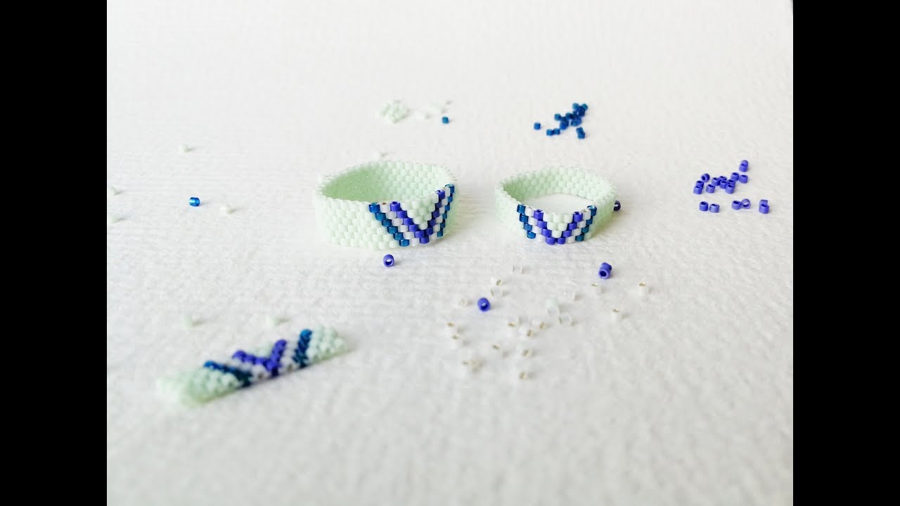★Ścięg Peyote parzysty★ tutorial★pierścionek - Beads.pl