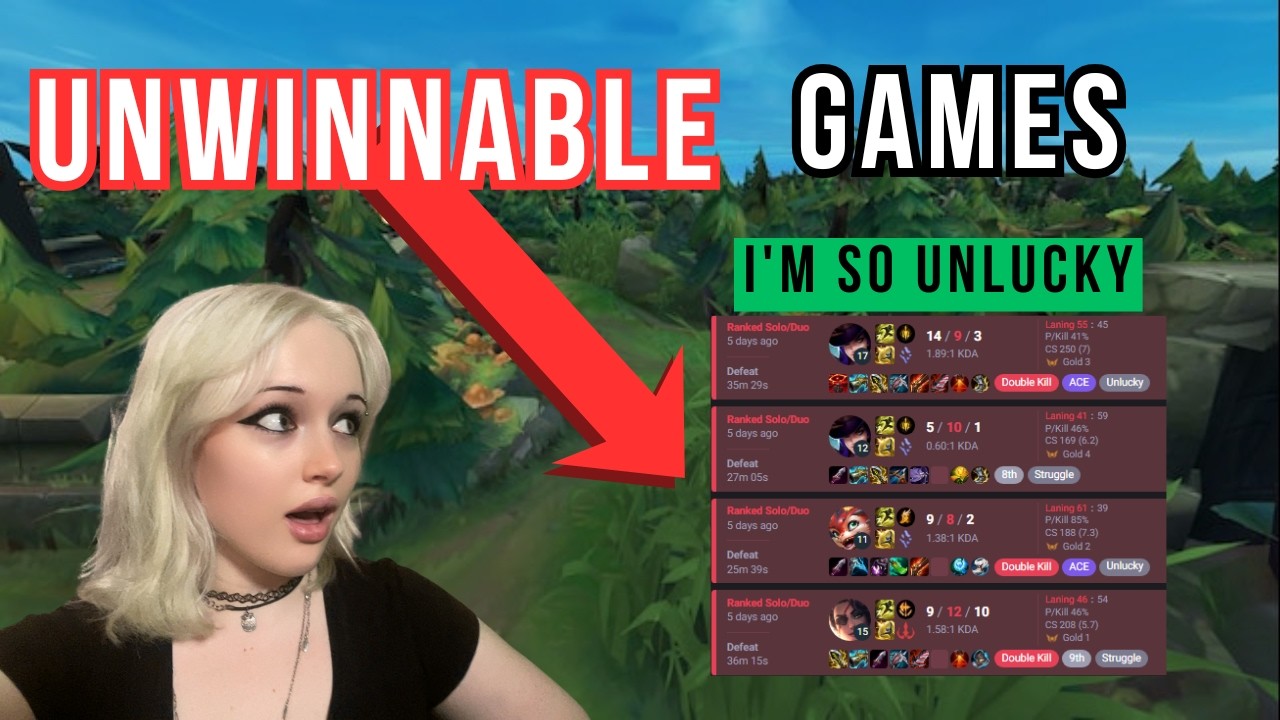 My games are unwinnable....