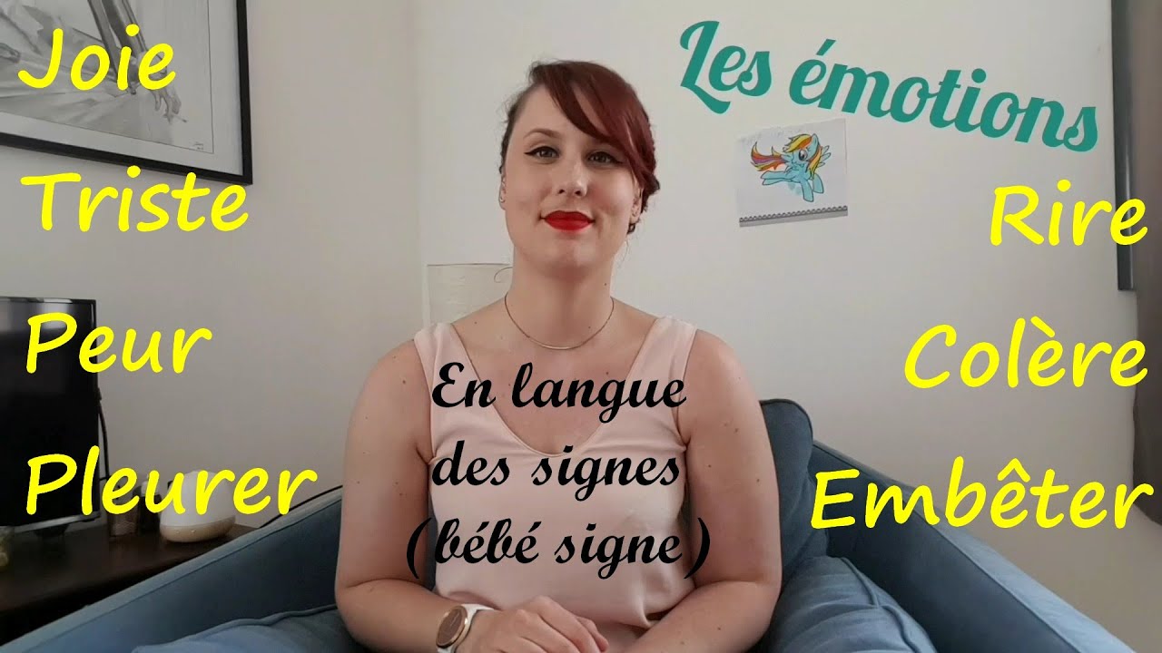 Les émotions en bébé signe (signes LSF)