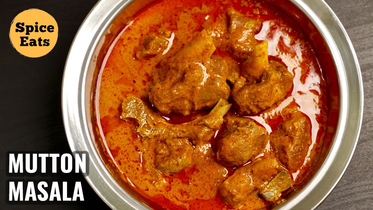 TELANGANA STYLE MUTTON MASALA CURRY | SPICY MUTTON GRAVY RECIPE