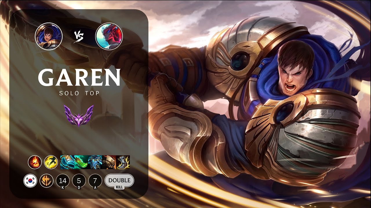 Garen Top vs Yone - KR Master Patch 13.23