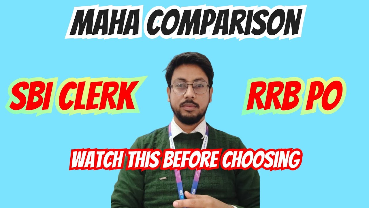 RRB PO V/S SBI CLERK‼️#sbi #rrb #sbiclerk