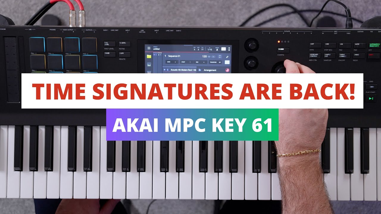 Akai MPC Key 61 &mdash; ТАКТИЧНЫЕ РАЗМЕРЫ возвращаются!!! Учебное пособие по обновлению до OS 3.6