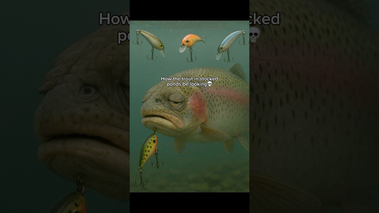 Stocked trout be like!💀 