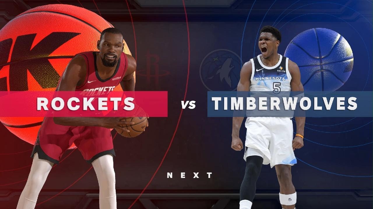 NBA 2K26 - Rockets at Timberwolves - PS5 gameplay