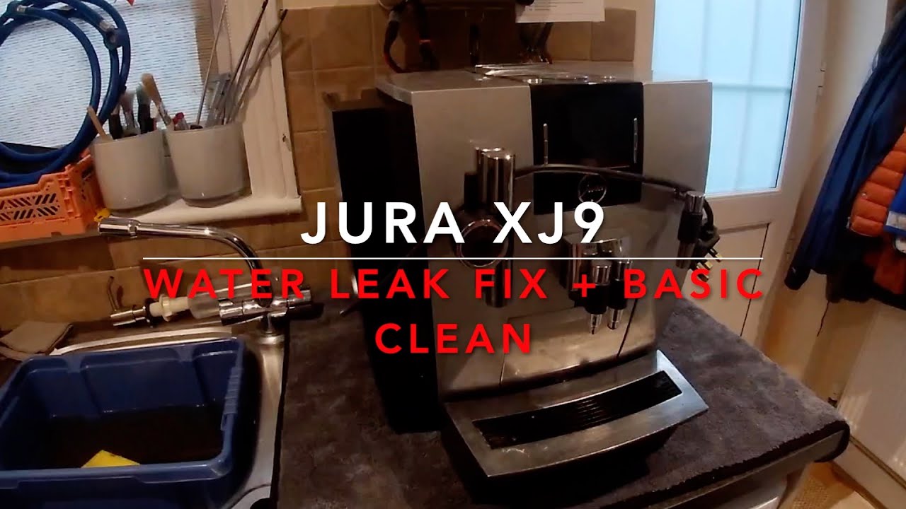 Jura XJ9 Water Leak Fix + Our Basic Clean