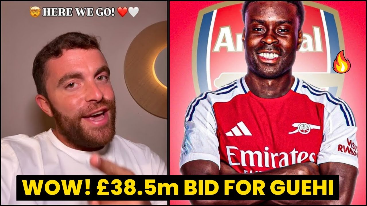 🔥 FABRIZIO ROMANO BREAKING NEWS: MARC GUEHI SET TO JOIN ARSENAL? &pound;38.5m BID ✅ ARSENAL NEWS TODAY