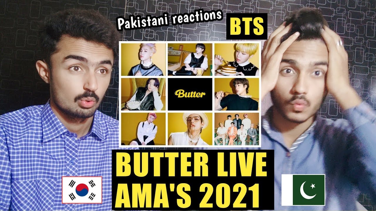 Pakistani reaction to BTS (방탄소년단) 'Butter' @ 2021 American Music Awards | PsycoooBoys
