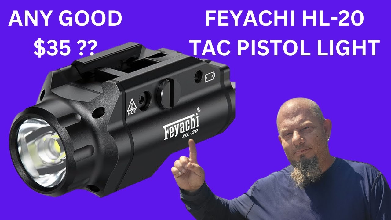 Тактический пистолетный фонарь FEYACHI HL-20. Стоит ли за 35 долларов ???