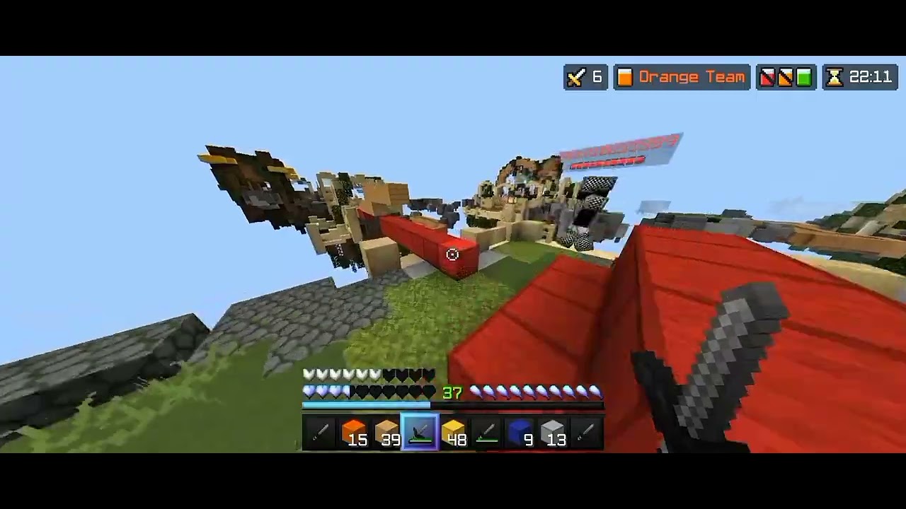 Destroy everyone in Hive Bedwars 