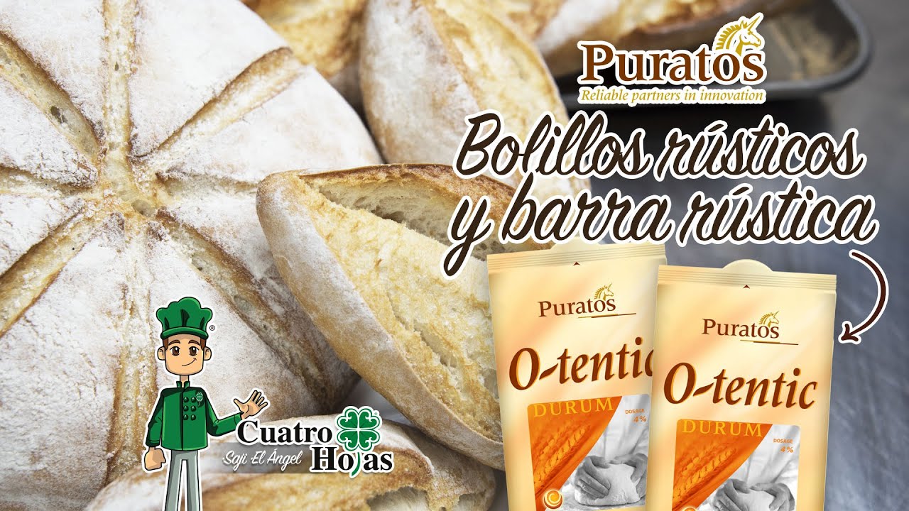 Pan Rustico con  O-tentic Durum  Masa Madre de  Puratos