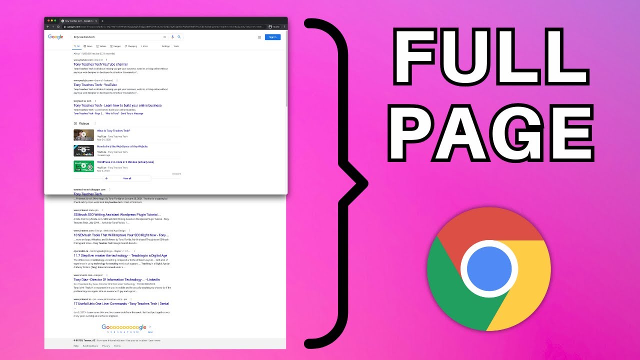 Как легко сделать скриншот всей страницы в Google Chrome