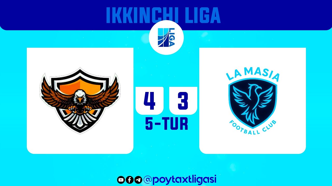 Poytaxt 2-ligasi. 5-tur. Eagles - La Masia - 4:3