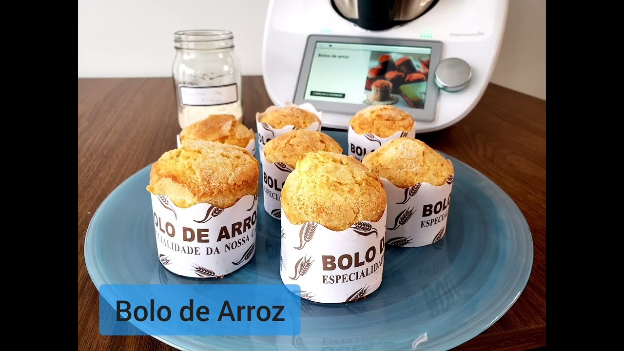 Bolo de Arroz e Farinha de Arroz na Thermomix