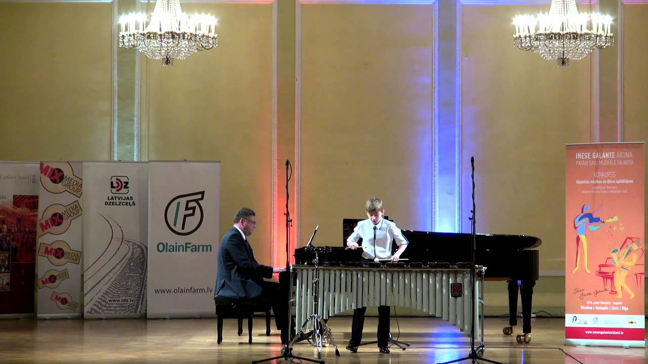 Konkursa uzvarētajs: Rihards Rauza marimba