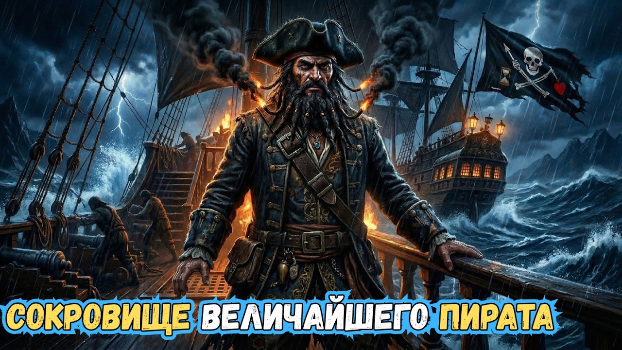 Клад Чёрной Бороды: Как обмануть весь мир и уйти на пенсию легендой🌛Лекция для сна