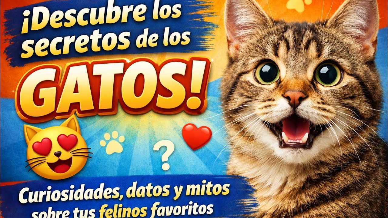 Descubre los secretos de los GATOS! Curiosidades, datos y mitos sobre tus felinos favoritos 🐱