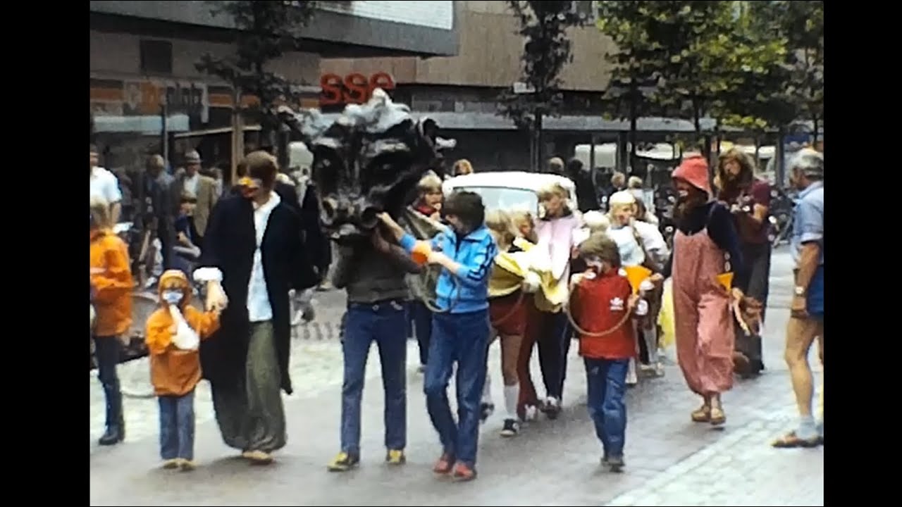 Zirkus Bambuli auf dem Marktplatz Lingen (1983)