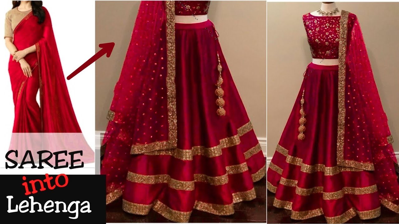 DIY: How to Make Lehenga लेहंगा in 10 minutes