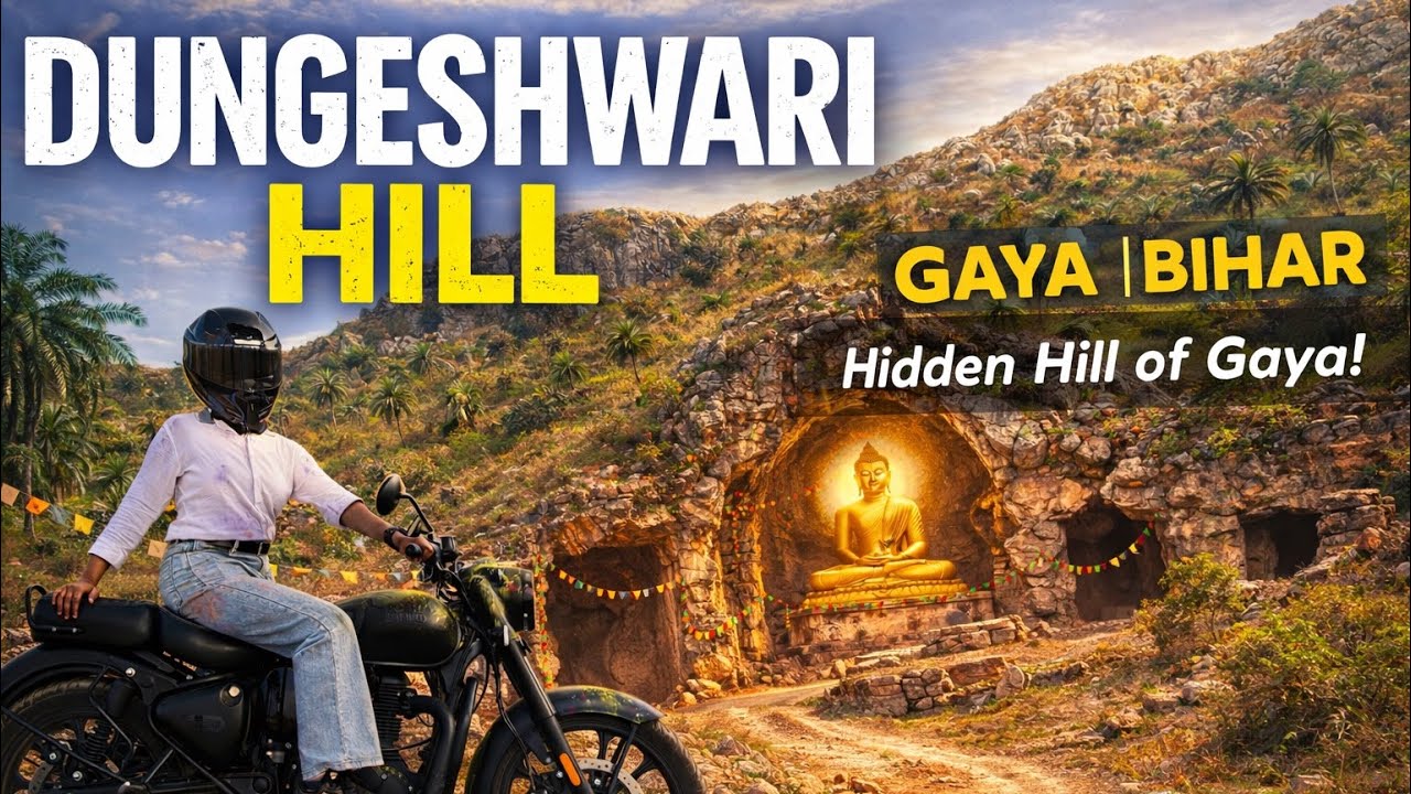 Gaya ka Hidden Hill 😳 | Dungeshwari Hill Motovlog | Bihar Ride ❤️