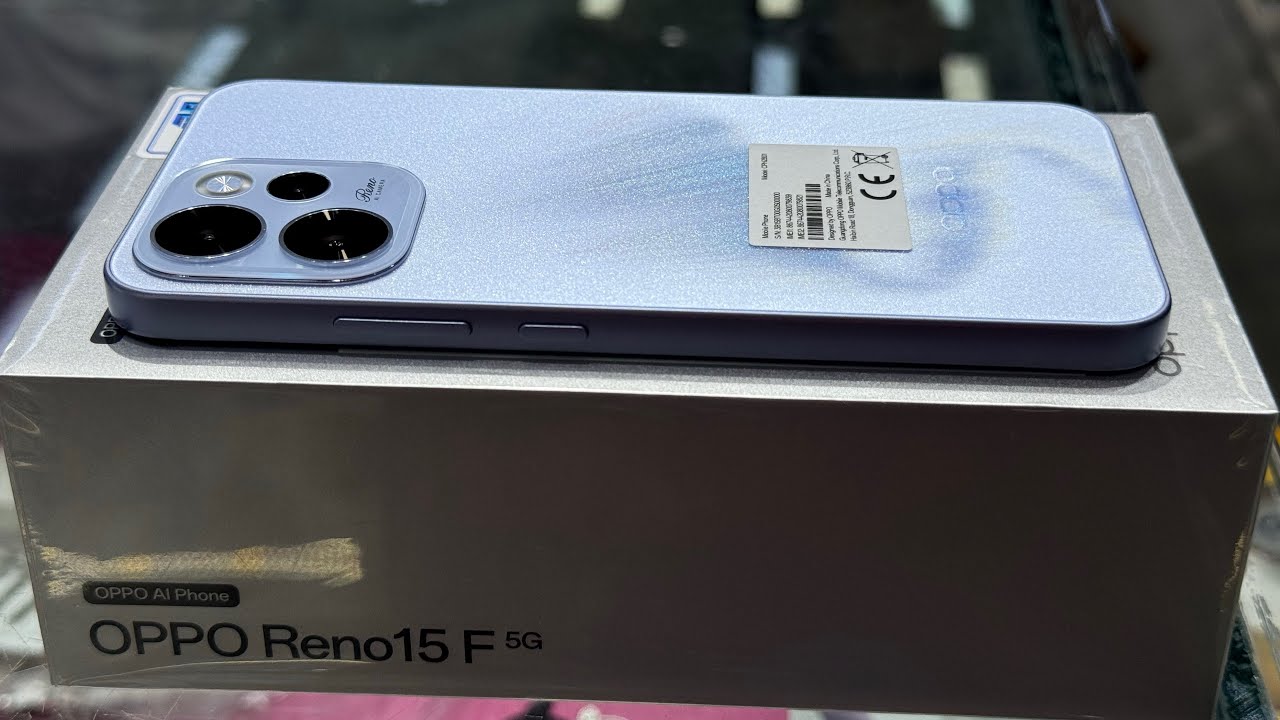 Распаковка OPPO RENO 15F Aurora Blue 🤩🤩🤩