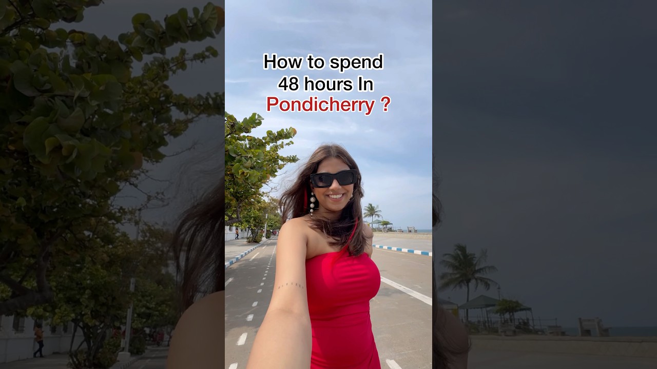 Save this Pondicherry 2 days itinerary 📝#pondicherry #travel #youtubeshorts