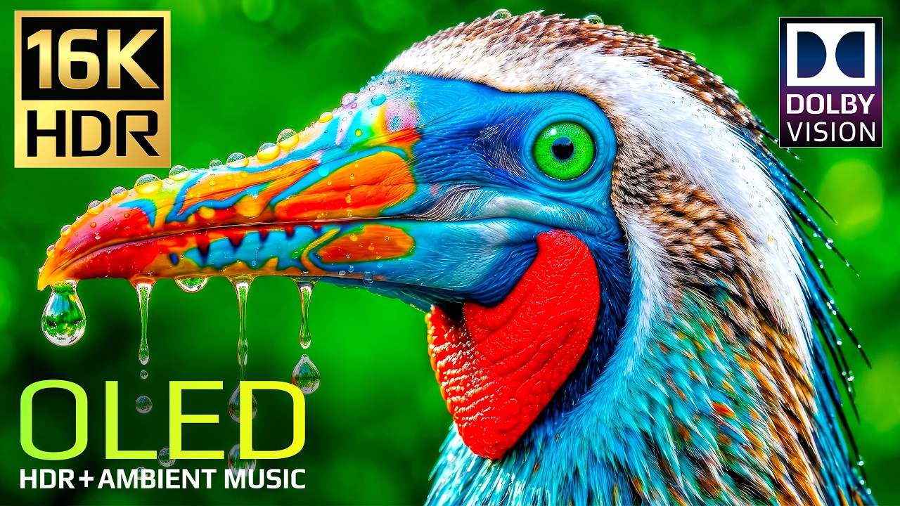 Best Dolby Vision HDR | Amazing Animals & Nature Video in 16K Video ULTRA HD (8K/4K Video TV)