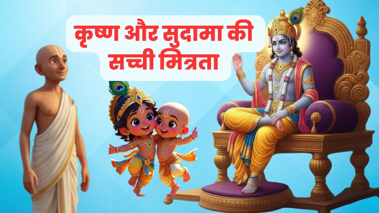 कृष्ण और सुदामा की सच्ची मित्रता | Krishna Sudama Story in Hindi | Most Emotional Friendship Story